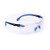 Scotchgard™ Solus™ 1000 S1101SGAF Scratch-Resistance Safety Glasses, Universal, Blue/Black Frame, Clear Anti-Fog Lens