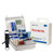 50 Person ANSI B Plastic First Aid Kit, ANSI 2021 Compliant, 9.5" x 6.5" x 3"