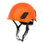 Titanium Non-Vented Climbing Style Helmet - Orange