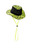 Unisex Lime/Black Camo Recreational Safety Filament Polyester Ranger Hat