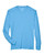 T-Shirt Mens LS Performance 365 Sport Light Blue SM