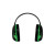 Peltor™ X1A Over-the-Head Dielectric Earmuff, 22 dB, Black/Green
