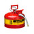 2.5 Gallon, 5/8" Metal Hose, Steel Safety Can for Flammables, Type II, AccuFlow™, Red