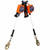 DBI-SALA® Nano-Lok™ Edge Twin-Leg Personal Self Retracting Lifeline 3500282, Cable, Steel Swivel Snap Hook, 8 ft. Class 2 ANSI