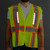 Hi Vis LED Mesh Break-Away Vest (White) - 3XL