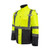 Radians SJ411QB-3 Type R Class 3 Quilted Parka Lime Size 3X With Brown and Caldwell Logos
