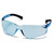 Pyramex® Ztek® S2560S Scratch-Resistant Lightweight Safety Glasses, Universal, Blue Frame, Infinity Blue Lens