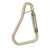 Carabiner, large D design, 1.2" gate, autolocking, steel