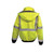 RADWEAR™ SJ11QB Weatherproof High-Visibility Bomber Safety Jacket, 5X, Polyester, Black/Green