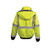 RADWEAR™ SJ11QB-3ZGS Bomber Black/Green High-Visibility Weather-Proof Safety Jacket - L