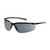 Bouton® Commander™ 250-33-0021 Scratch-Resistance 1-Piece Safety Glasses, Universal, Gloss Black Frame, Gray Anti-Fog Lens