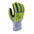 Radians® RWG604 Cut Protection Coated Cold Weather Gloves, M, HPPE, High-Visibility Green/Black/Blue/White