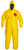 DuPont™ Tychem® 2000 Coverall. Standard Fit Hood. Stormflap. Elastic Wrists and Ankles. Serged Seams. Yellow, L