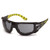 Gray H2MAX Anti-Fog Lens with Black and Green Temples with Foam Padding