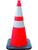 28" Traffic cone, (1) 4" reflective collar - 7 Pounds