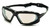 Highlander Plus™ Safety Glasses Indoor/Outdoor Mirror Anti-Fog Lens with Black/Gray Frame
