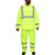 Safety Raingear: Hi-Vis Rainsuit: Waterproof Hooded Parka Coat & Pants - S
