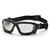 Pyramex® I-Force® Slim SB7010SDNT Safety Goggles, Black Nylon Frame, Clear Dual Pane Polycarbonate Acetate Anti-Fog Lens