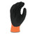 Radians® RWG17 Coated Cold Weather Gloves, L, Nylon, Black/Orange