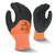 Radians® RWG17 Coated Cold Weather Gloves, XL, Nylon, Black/Orange