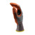 Machinist™ 3734SN Coated Gloves, M, HPPE/Glass Fiber, Salt and Pepper/Orange
