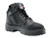Mens Parkes Zip Hiker Style Steel Toe Boot-11-BLK