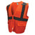 RADWEAR™ SV27-2ZOM ANSI Class 2 Economy High-Visibility Multi-Purpose Surveyor Safety Vest, L, 100% Polyester Mesh, Orange