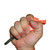 All Weather Storm Whistle with Lanyard, Orange
