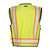 ML Kishigo S5000 High-Visibility Professional Surveyors Vest, XL, Polyester, Lime