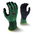 Radians® AXIS™ RWG538 Coated Cut-Resistant Gloves, XL, Black/Green