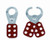 Steel Hasps Interlocking style w/ 1" opening