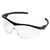 MCR Safety STORM® ST1 Series Scratch-Resistance Lightweight Safety Glasses, Universal, Black Frame, Clear Anti-Fog Lens