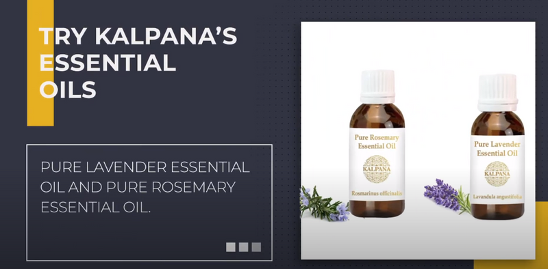 Kalpana NYC- Rosemary & Lavender Essential Oils
