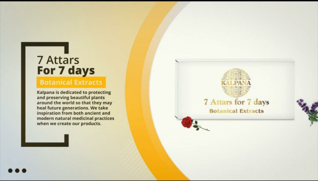 Botanical extracts gift box | 7 attars for 7 days | Kalpana NYC