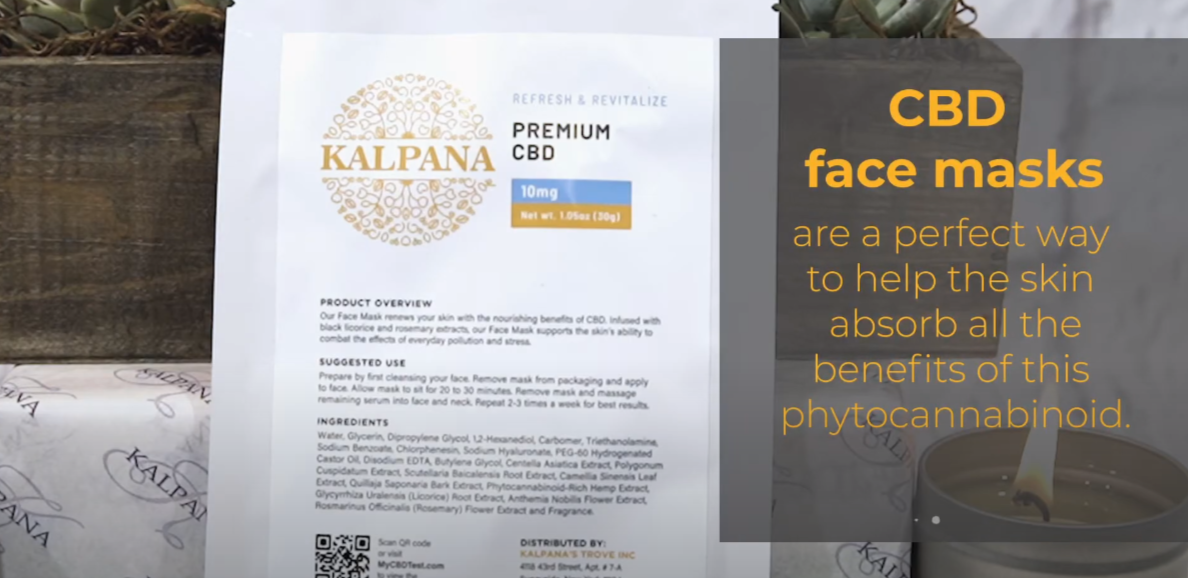 Refresh & Revitalize - CBD Face Mask & Aloe Vera Elixir | Kalpana Essential Oils | NYC