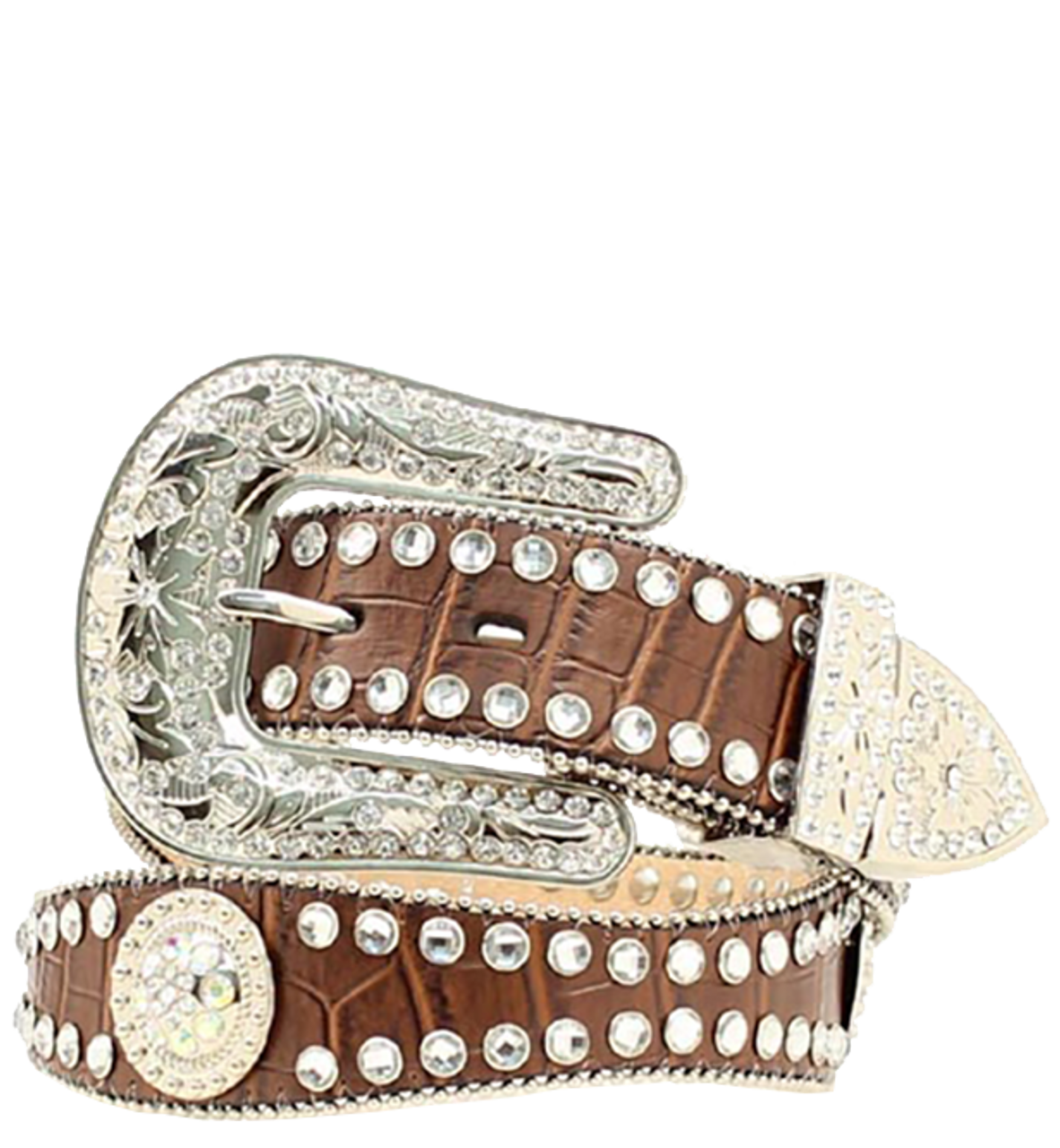 Blazin Roxx Women's Scalloped Croc Belt