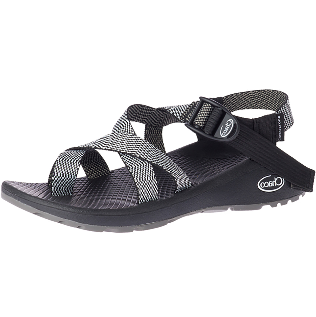 black and white womens chacos