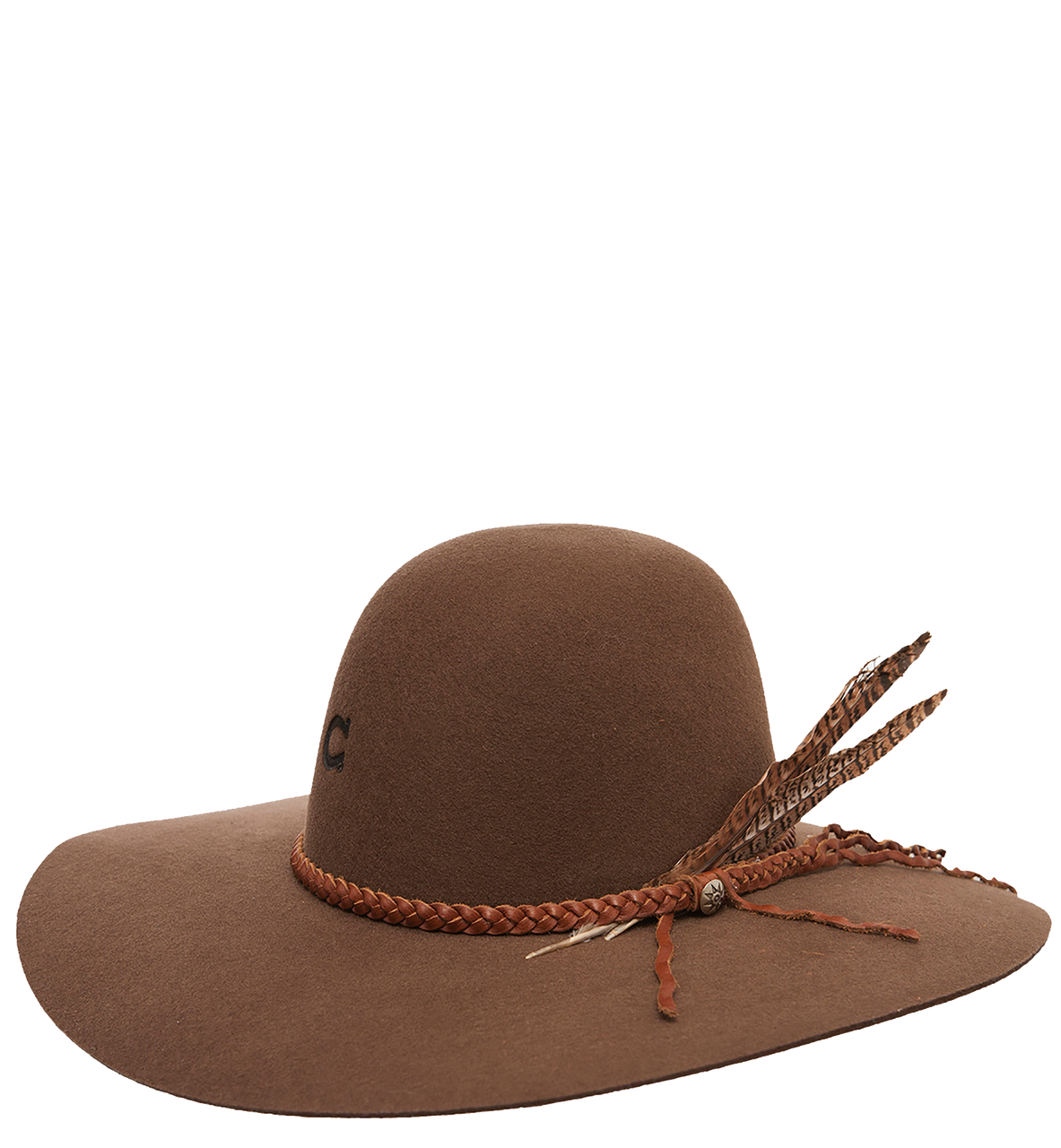 Charlie 1 Horse Women's High Desert Felt Hat 4X ( Black ) – El
