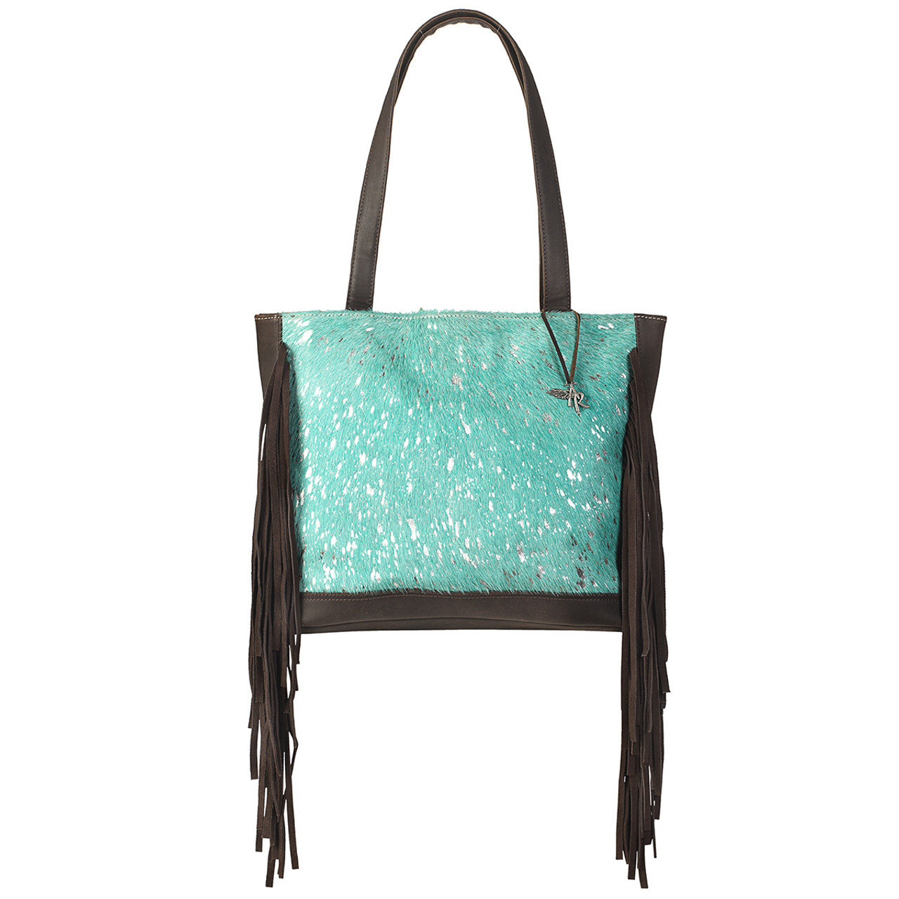 Acid Wash Large Turquoise Tote -D330002633 - Stages West