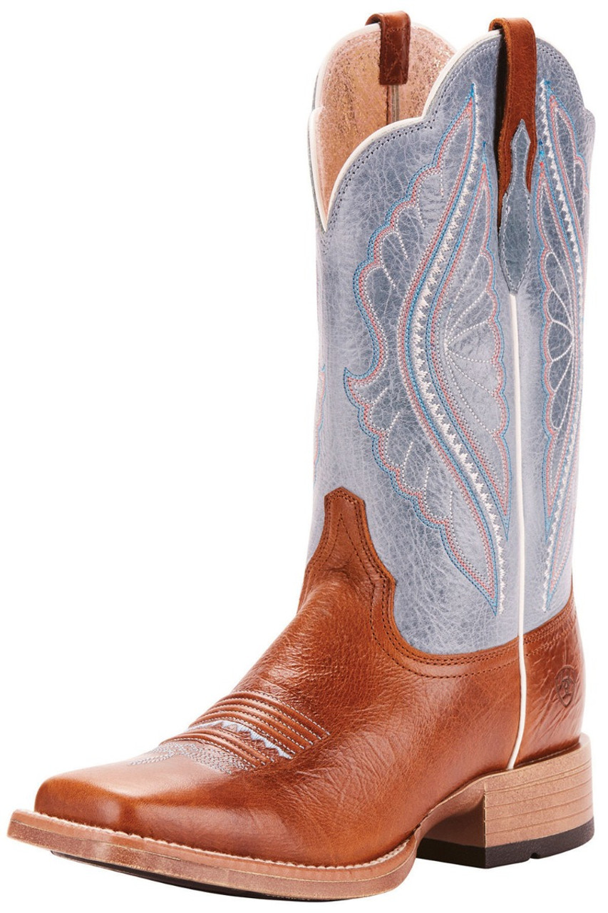 square toe female cowboy boots