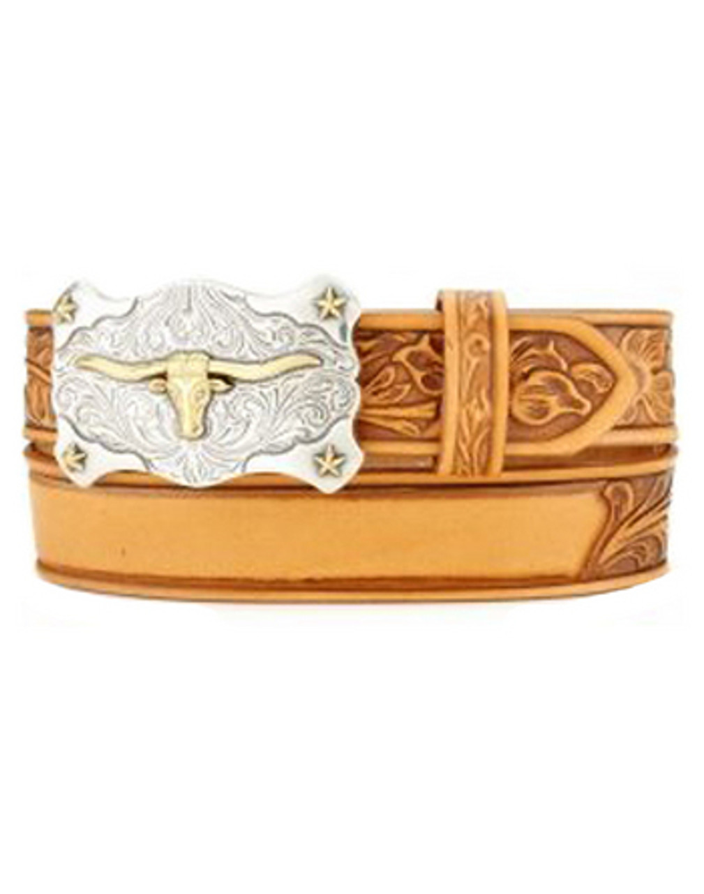 Tony Lama Women's Nicole Concho Link Belt - Silver