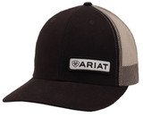 Ariat Men's Offset Patch Snapback Cap  - Black
