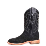 Black Alligator Embroidery Western Boot - A4221