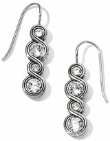 Brighton Women's Infinity Sparkle French Wire Earrings - Silver