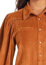 Microsuede Snap Shirt - LWN2S03466