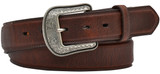 3D belt Co. Men's 1 1/2" Overlay Belt - Dark Brown