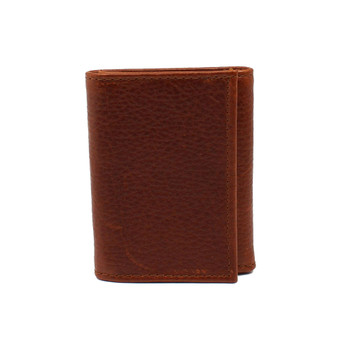 Minimalist Bifold Wallet in Brown Leather - Thursday Boot Company