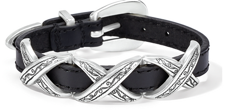 Kriss Kross Etched Bandit Bracelet - 07903