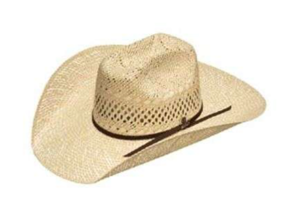 Twisted Weave Straw Hat, 4 3/8" Crown, 4 1/2" Brim - A73150