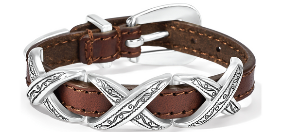 Kriss Kross Etched Bandit Bracelet - 07903B